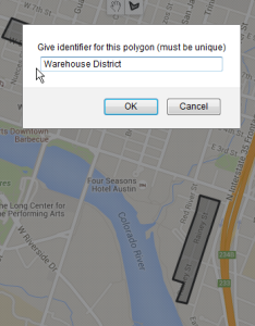 naming a polygon