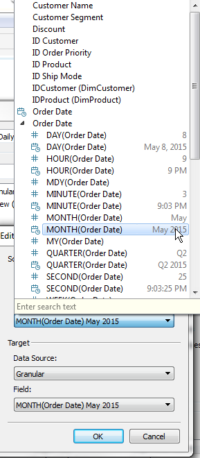 time granularity