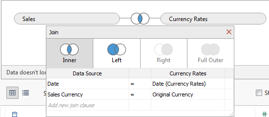 currency conversion joins